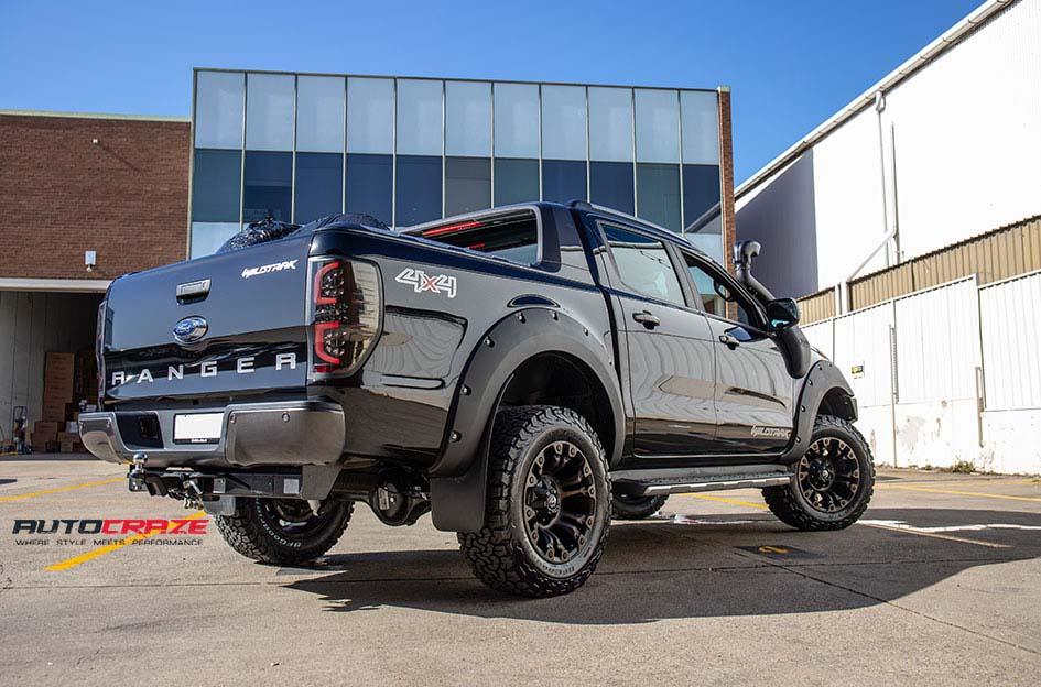FORD-RANGER-VAPOR-BLACK-MACHINED-WITH-DARK-TINT